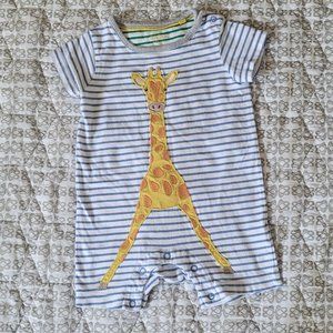 Baby Boden Giraffe Romper